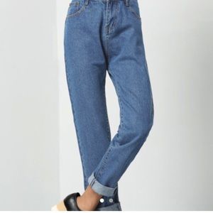 High waisted mom jeans